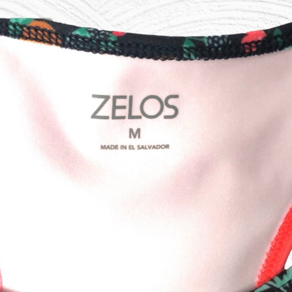 Zelos Fruit Novelty Print Workout Set Size S/M - Picture 9 of 11